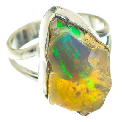 Ethiopian Opal Rings handcrafted by Ana Silver Co - RING65507