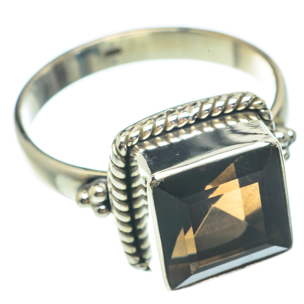 Smoky Quartz Rings handcrafted by Ana Silver Co - RING65517