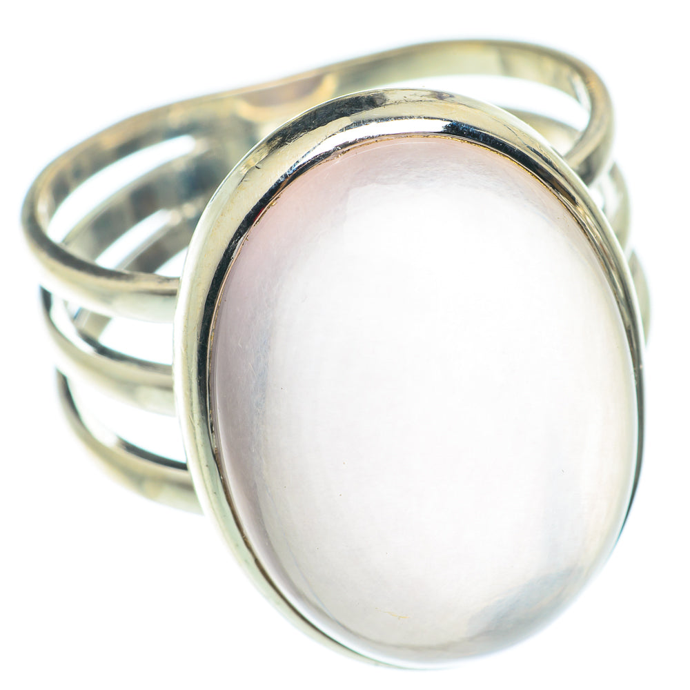 Rose Quartz Rings handcrafted by Ana Silver Co - RING65521