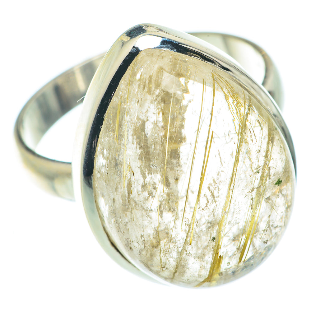 Rutilated Quartz Rings handcrafted by Ana Silver Co - RING65523