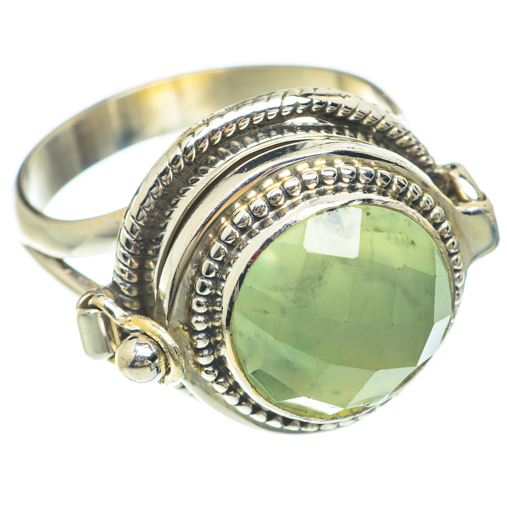 Prehnite Rings handcrafted by Ana Silver Co - RING65535