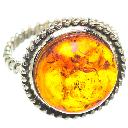 Baltic Amber Rings handcrafted by Ana Silver Co - RING65538
