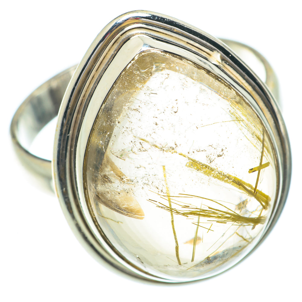 Rutilated Quartz Rings handcrafted by Ana Silver Co - RING65544