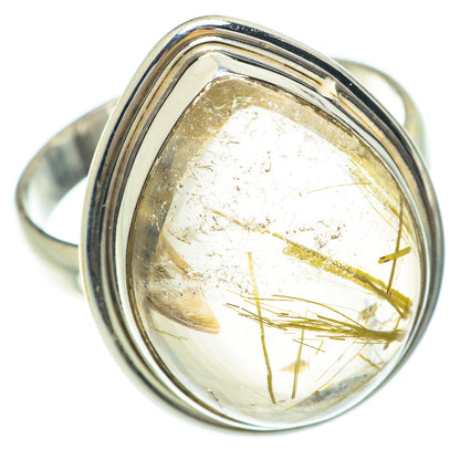 Rutilated Quartz Rings handcrafted by Ana Silver Co - RING65544