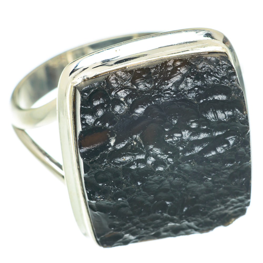 Tektite Rings handcrafted by Ana Silver Co - RING65546