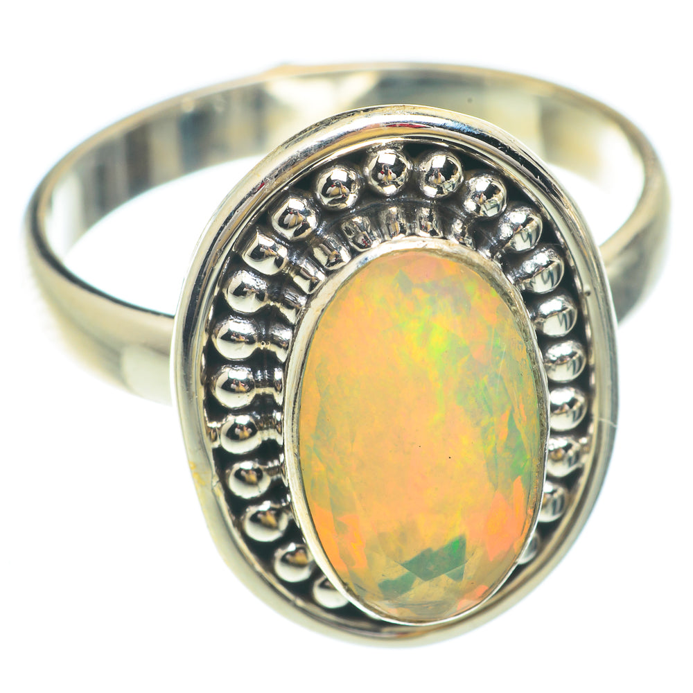 Ethiopian Opal Rings handcrafted by Ana Silver Co - RING65547