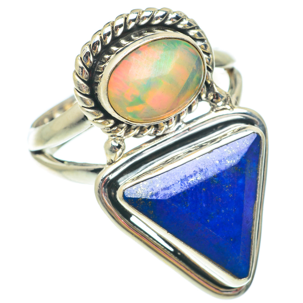 Lapis Lazuli Rings handcrafted by Ana Silver Co - RING65548