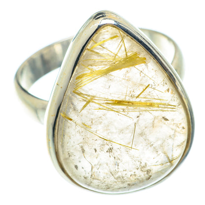 Rutilated Quartz Rings handcrafted by Ana Silver Co - RING65565