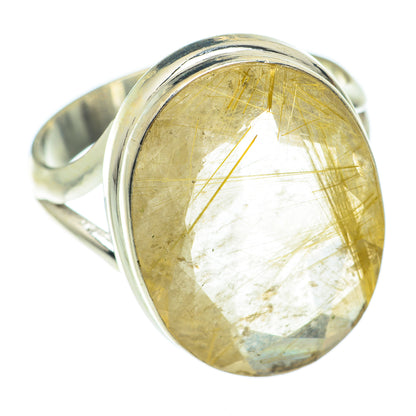 Rutilated Quartz Rings handcrafted by Ana Silver Co - RING65567