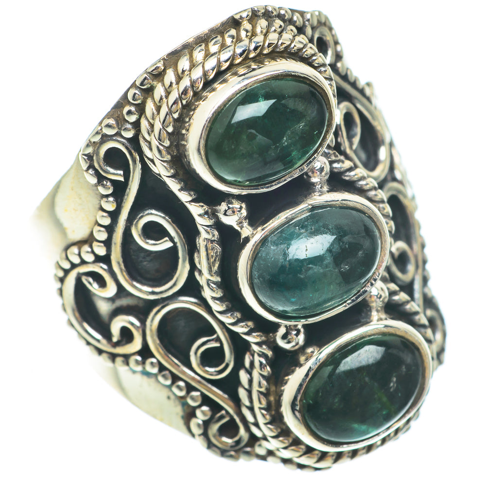 Green Fluorite Rings handcrafted by Ana Silver Co - RING65574