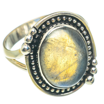 Labradorite Rings handcrafted by Ana Silver Co - RING65575