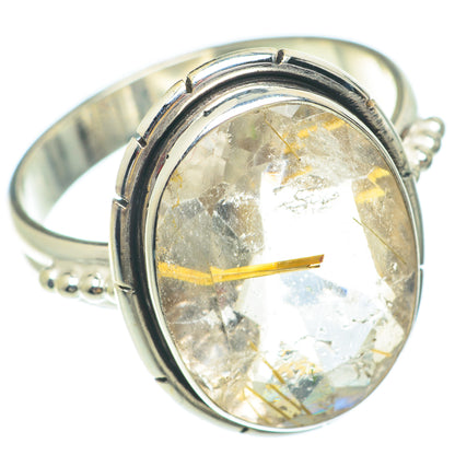 Rutilated Quartz Rings handcrafted by Ana Silver Co - RING65585