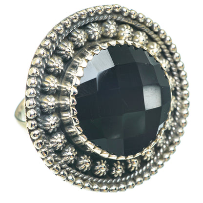 Black Onyx Rings handcrafted by Ana Silver Co - RING65611