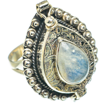 Rainbow Moonstone Rings handcrafted by Ana Silver Co - RING65616