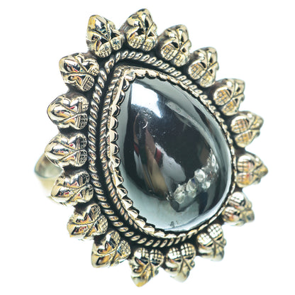 Hematite Rings handcrafted by Ana Silver Co - RING65625