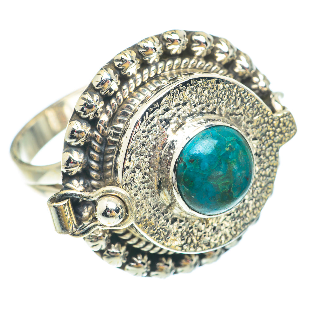 Chrysocolla Rings handcrafted by Ana Silver Co - RING65626