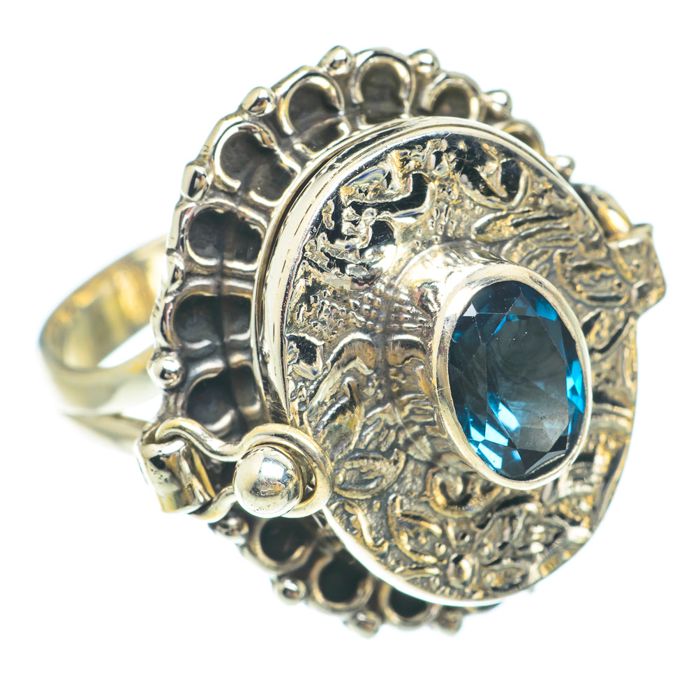 London Blue Topaz Rings handcrafted by Ana Silver Co - RING65628