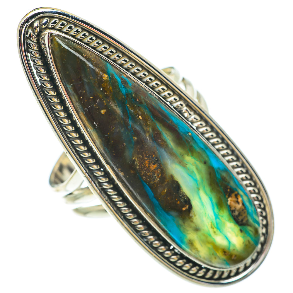 Peruvian Opal Rings handcrafted by Ana Silver Co - RING65629