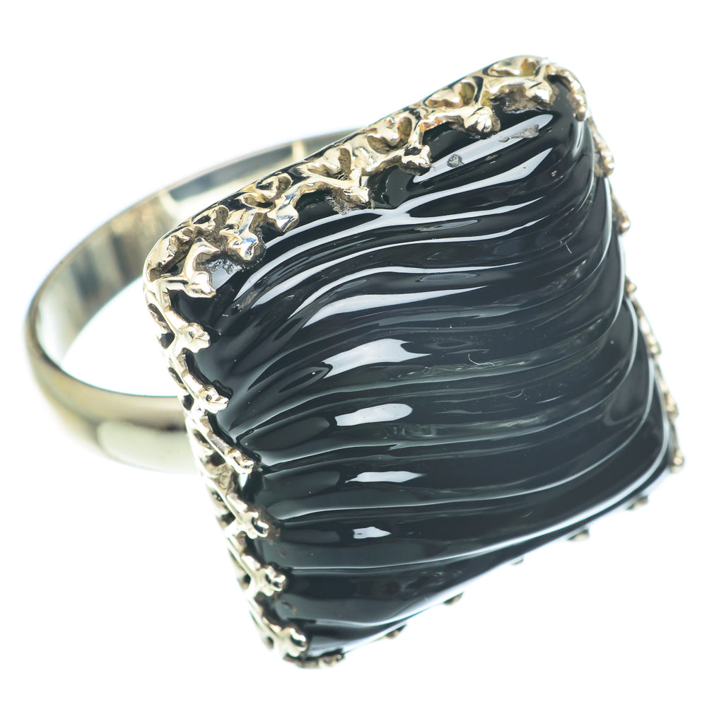 Black Onyx Rings handcrafted by Ana Silver Co - RING65640