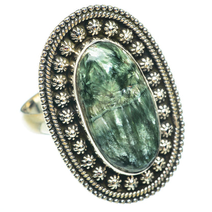Seraphinite Rings handcrafted by Ana Silver Co - RING65652