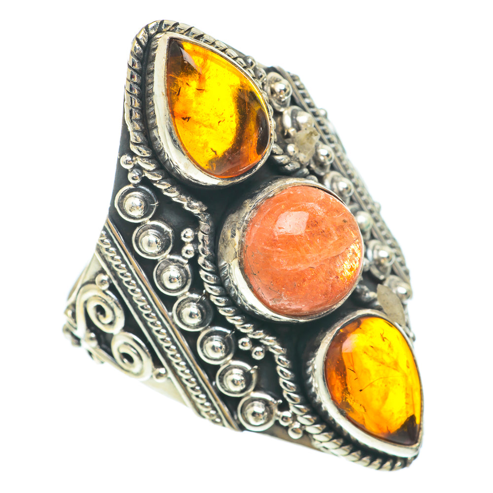 Sunstone Rings handcrafted by Ana Silver Co - RING65656