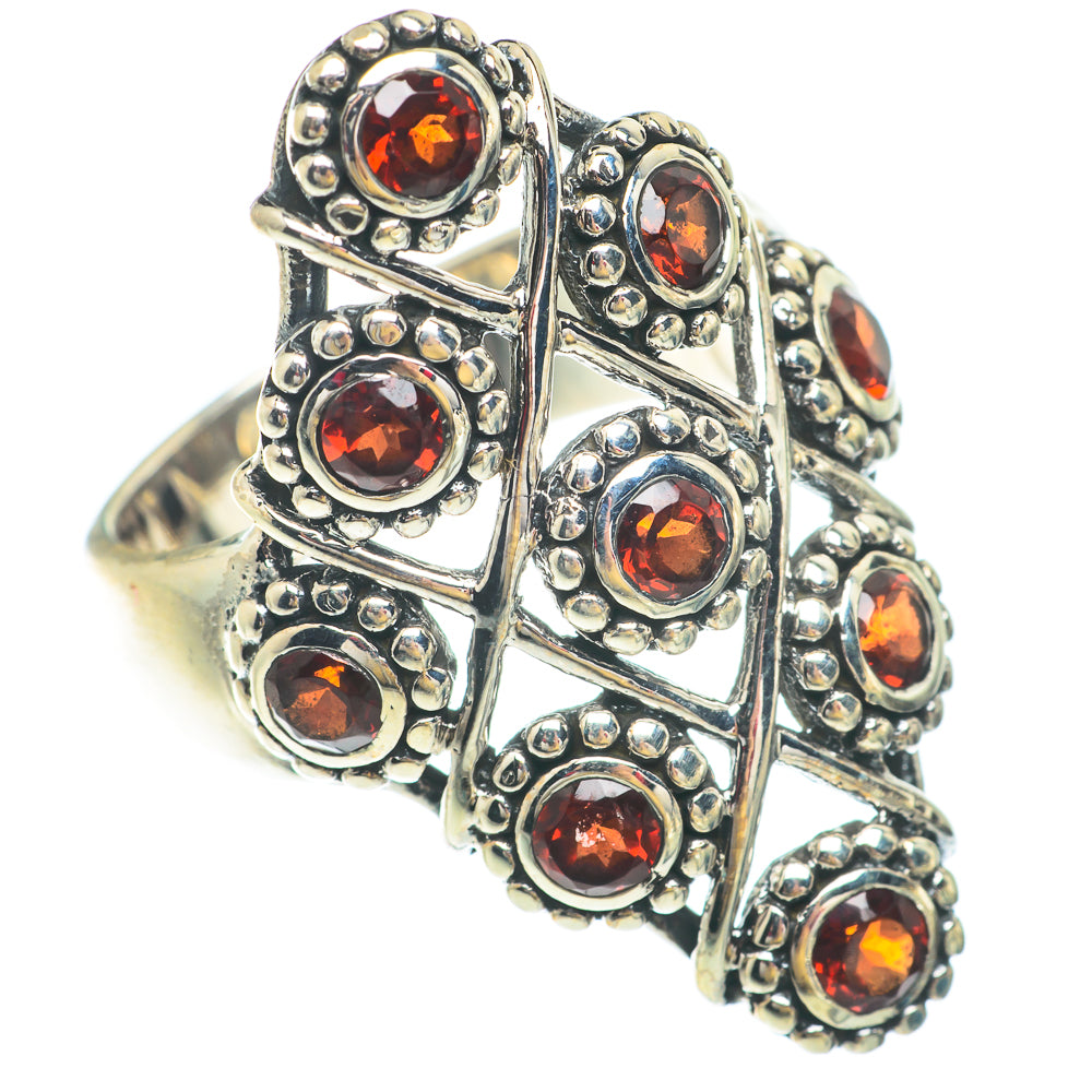 Garnet Rings handcrafted by Ana Silver Co - RING65661
