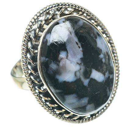 Gabbro Stone Rings handcrafted by Ana Silver Co - RING65662