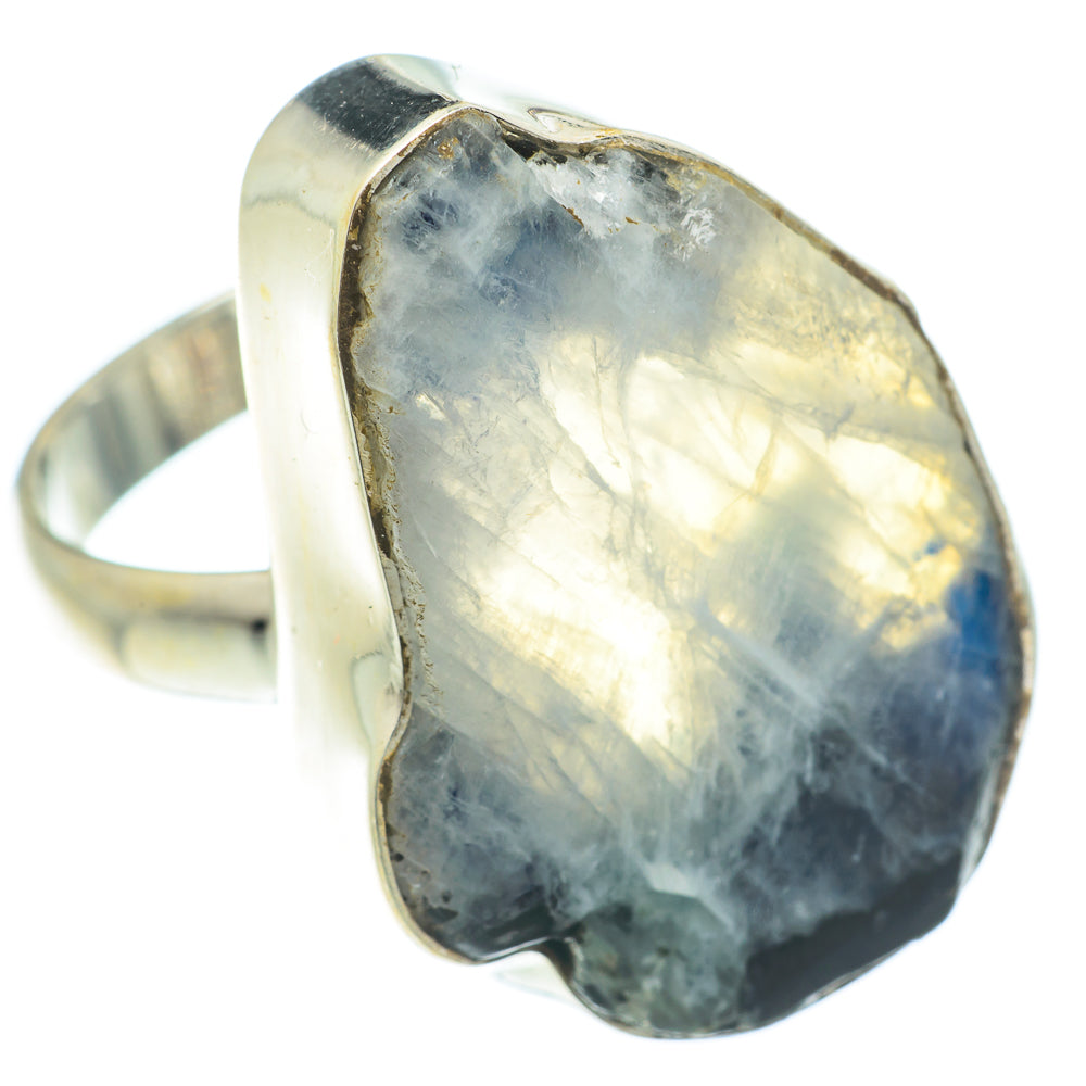 Rainbow Moonstone Rings handcrafted by Ana Silver Co - RING65667