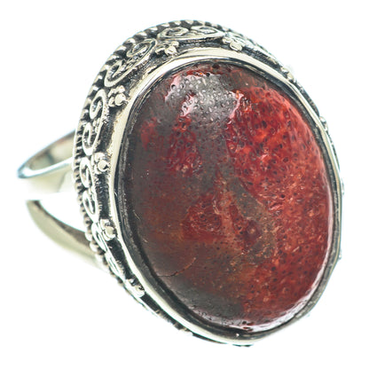Sponge Coral Rings handcrafted by Ana Silver Co - RING65680