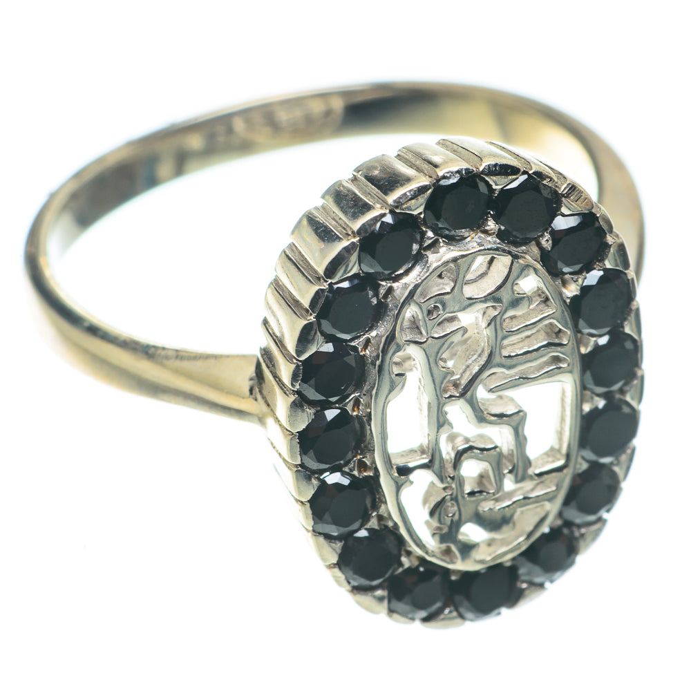 Black Onyx Rings handcrafted by Ana Silver Co - RING65692