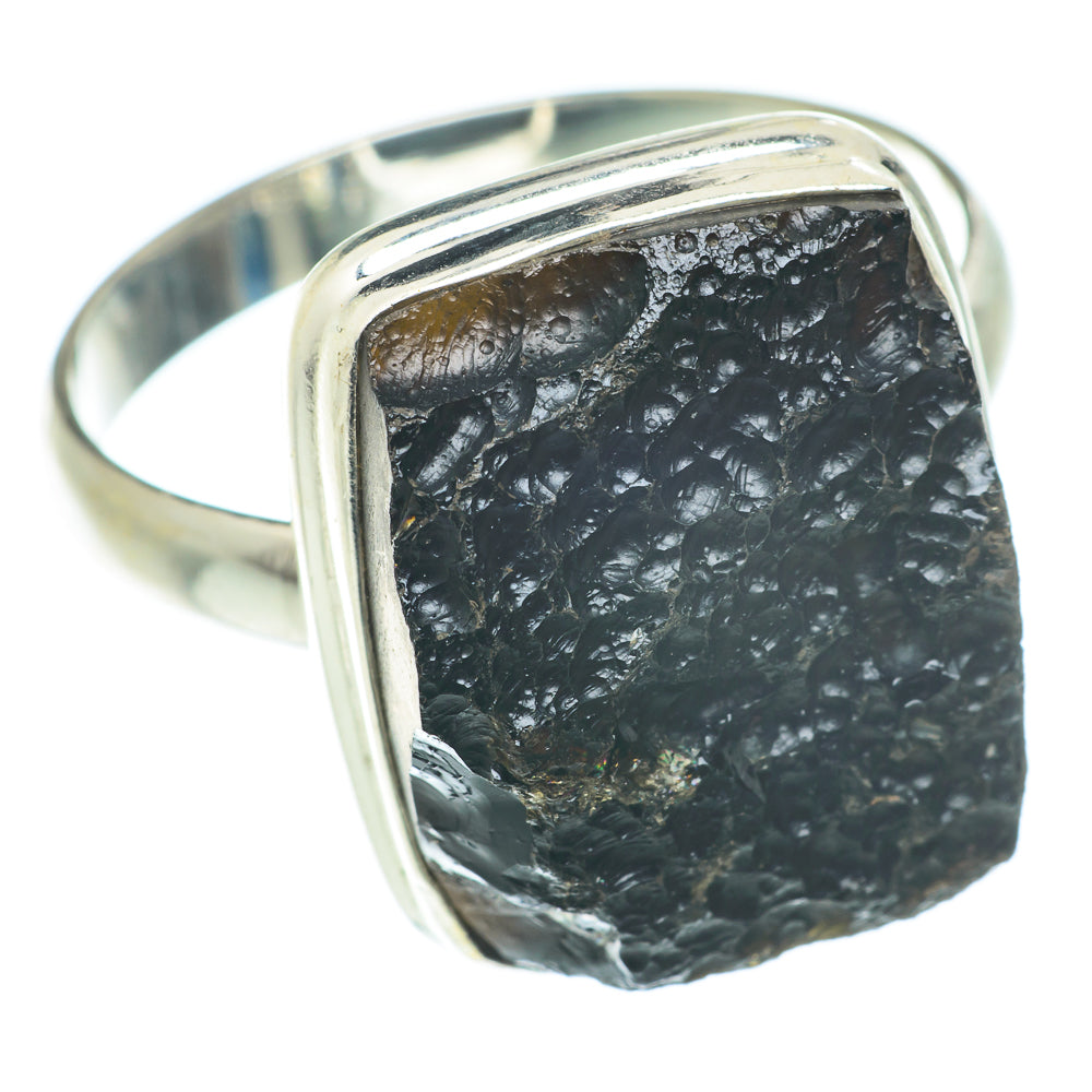 Tektite Rings handcrafted by Ana Silver Co - RING65693