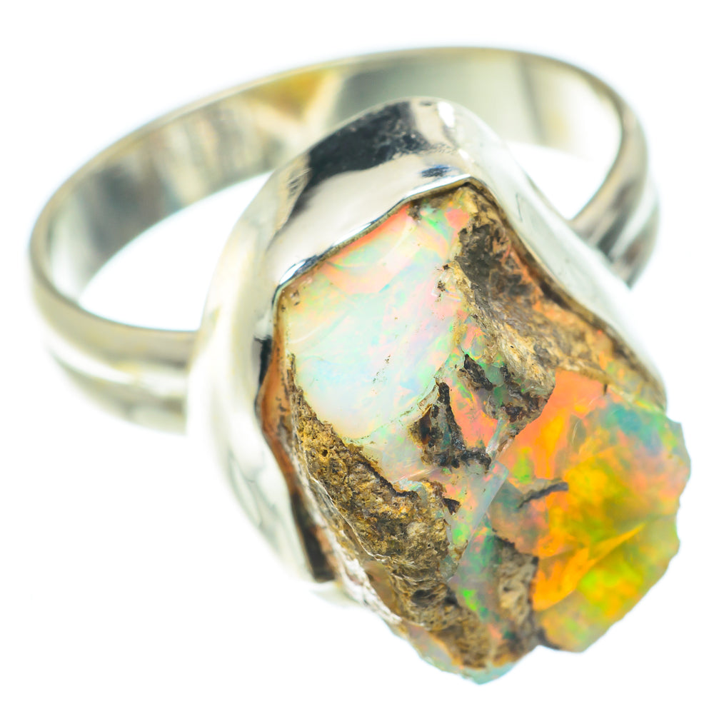 Ethiopian Opal Rings handcrafted by Ana Silver Co - RING65699