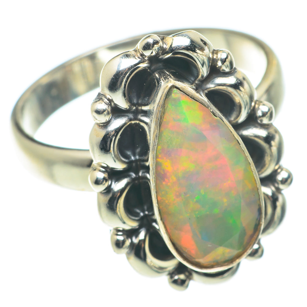 Ethiopian Opal Rings handcrafted by Ana Silver Co - RING65700
