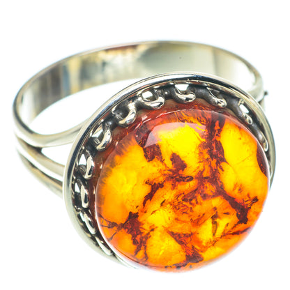Baltic Amber Rings handcrafted by Ana Silver Co - RING65711