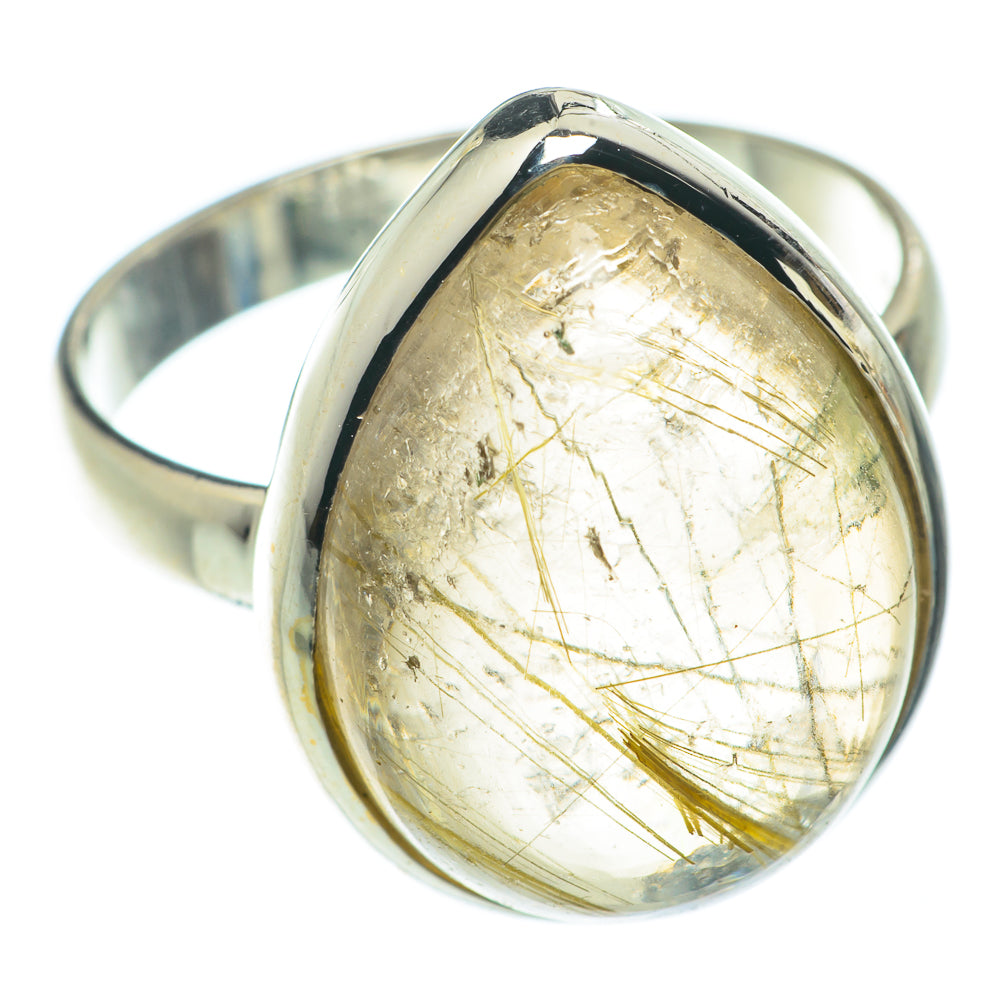 Rutilated Quartz Rings handcrafted by Ana Silver Co - RING65720