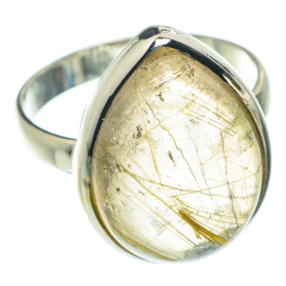 Rutilated Quartz Rings handcrafted by Ana Silver Co - RING65720