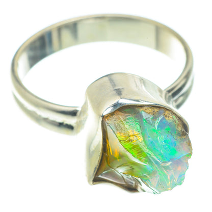 Ethiopian Opal Rings handcrafted by Ana Silver Co - RING65731