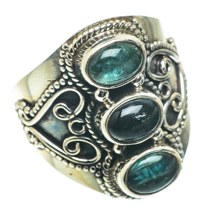 Green Tourmaline Rings handcrafted by Ana Silver Co - RING65735