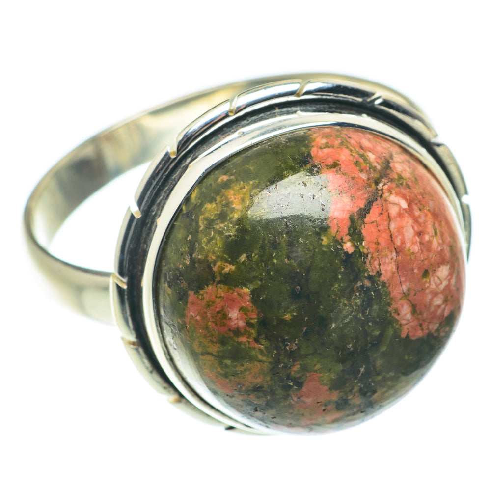 Unakite Rings handcrafted by Ana Silver Co - RING65738