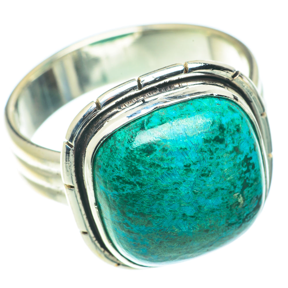Chrysocolla Rings handcrafted by Ana Silver Co - RING65766