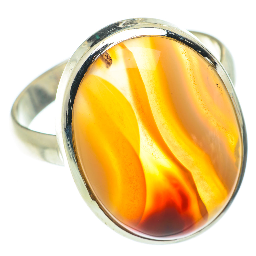Botswana Agate Rings handcrafted by Ana Silver Co - RING65770