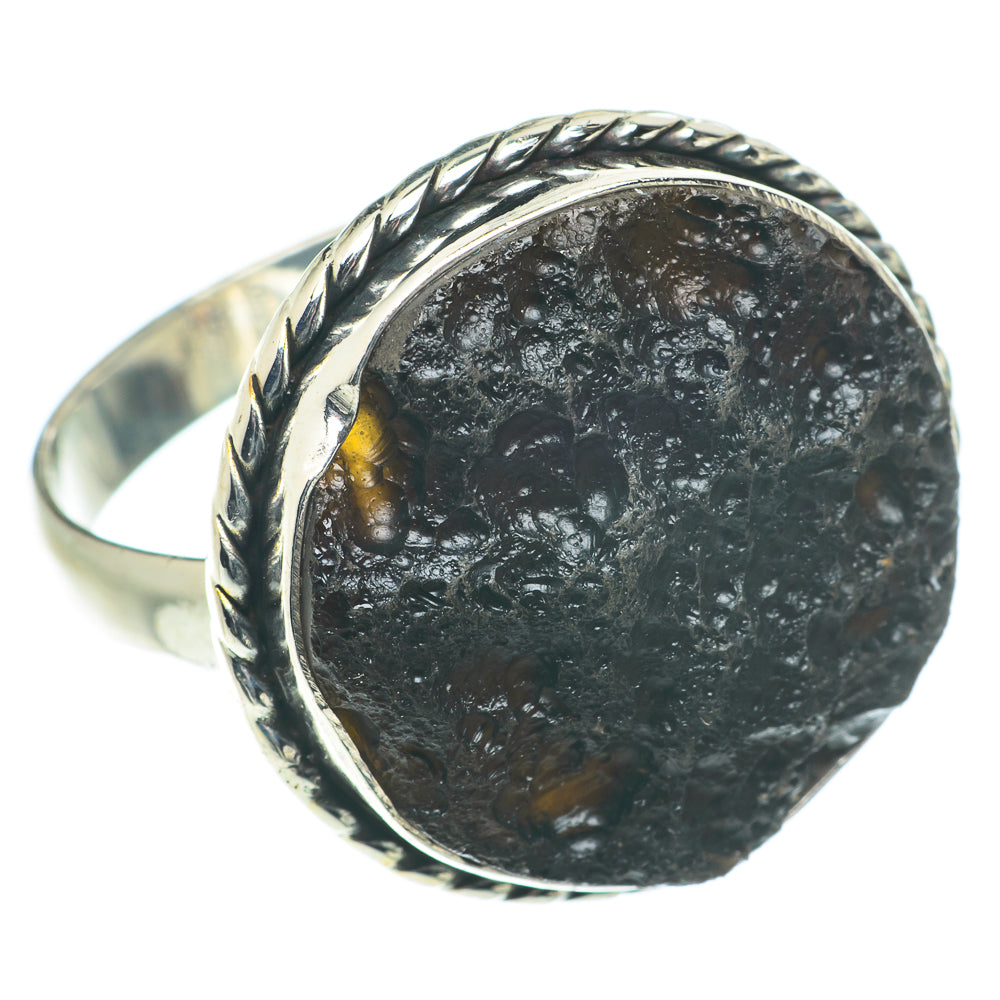 Tektite Rings handcrafted by Ana Silver Co - RING65779
