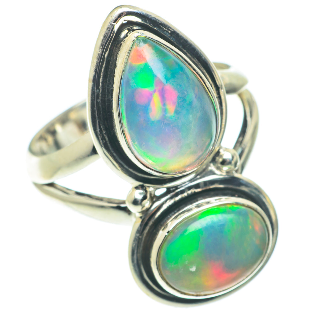 Ethiopian Opal Rings handcrafted by Ana Silver Co - RING65787