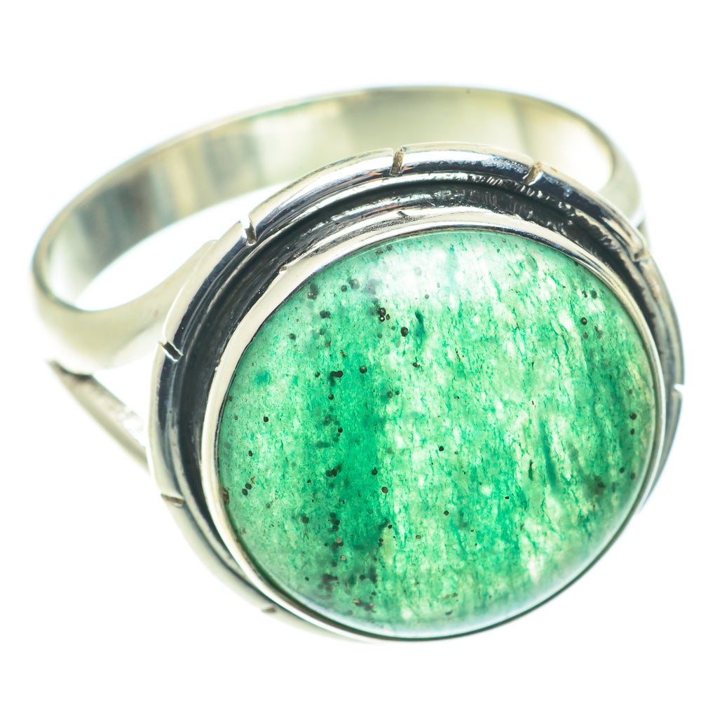 Green Aventurine Rings handcrafted by Ana Silver Co - RING65817