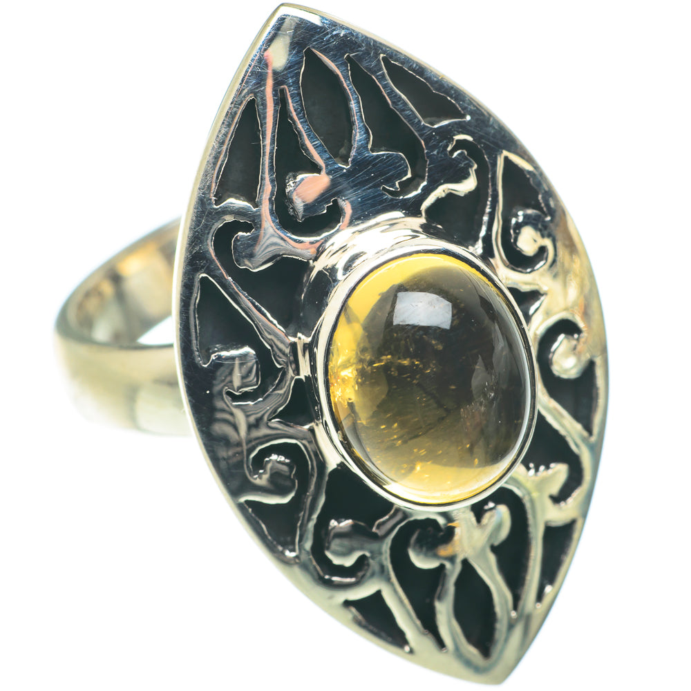 Citrine Rings handcrafted by Ana Silver Co - RING65822