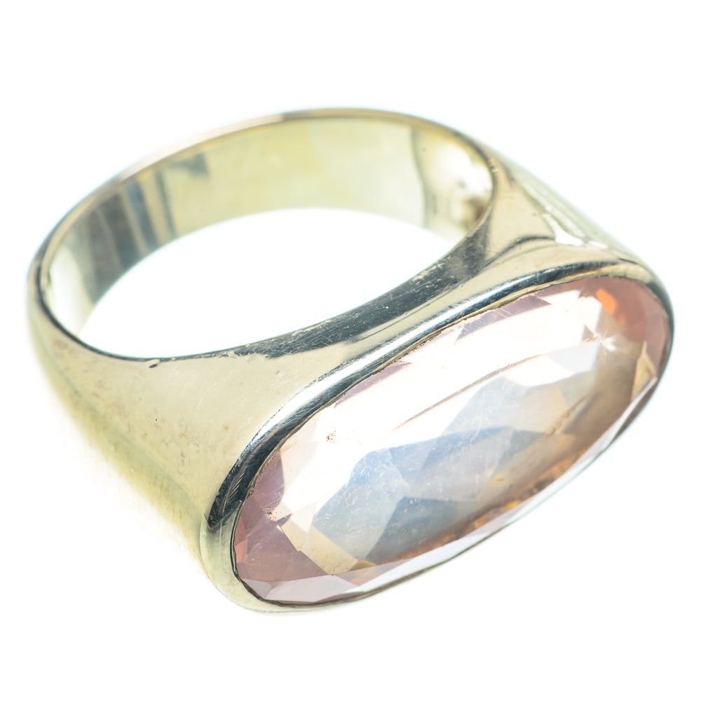 Rose Quartz Rings handcrafted by Ana Silver Co - RING65823