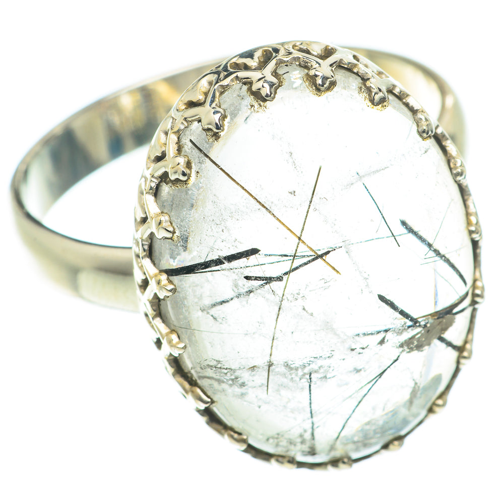 Tourmalinated Quartz Rings handcrafted by Ana Silver Co - RING65830