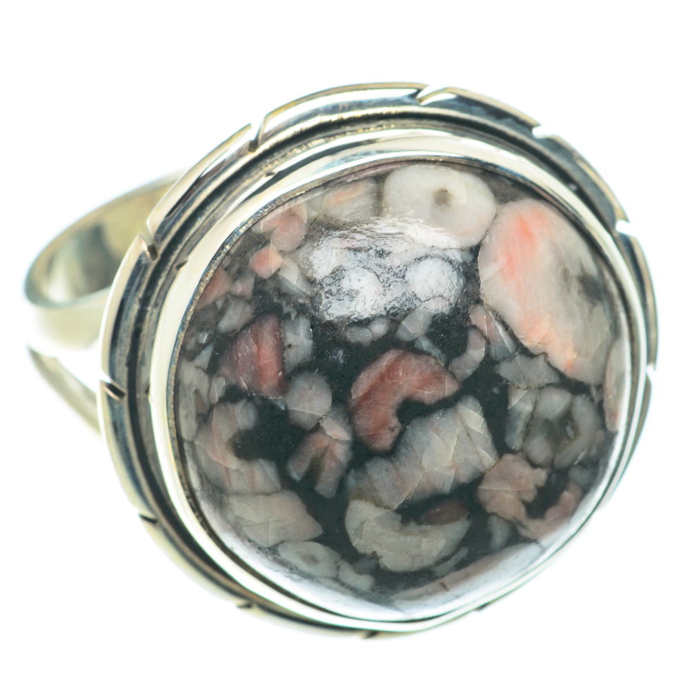 Crinoid Fossil Rings handcrafted by Ana Silver Co - RING65838