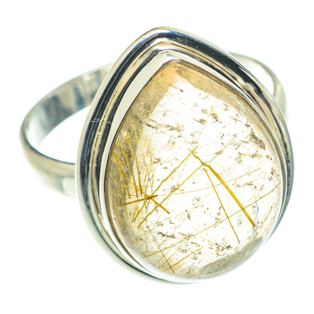 Rutilated Quartz Rings handcrafted by Ana Silver Co - RING65846