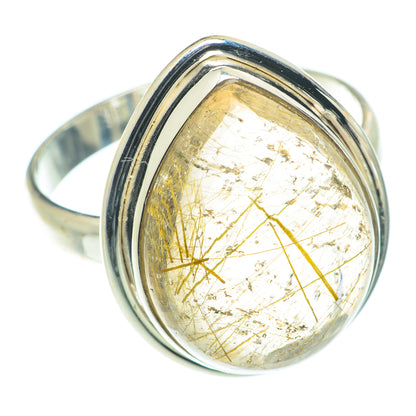 Rutilated Quartz Rings handcrafted by Ana Silver Co - RING65846